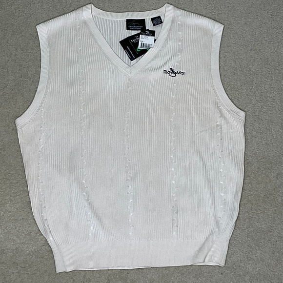 NWT Vintage Greg Norman Collection Men's Silk Vest Size Large